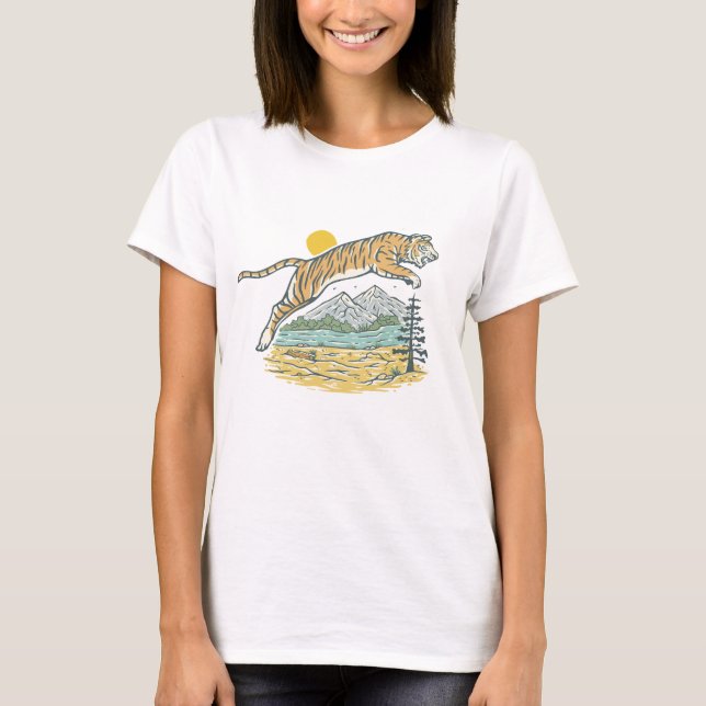 Wild Tiger Adventure T-Shirt (Front)
