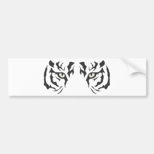 Wild Tiger Eyes Bumper Sticker