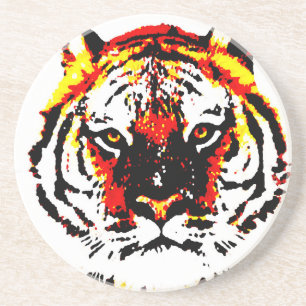 Wild Tiger Eyes Coaster