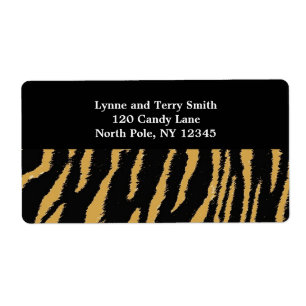 Wild Tiger Fur Pattern