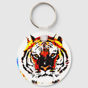 Wild Tiger Key Ring
