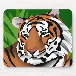 Wild Tiger Mouse Pad