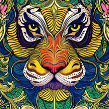 Wild Tiger Playing Cards