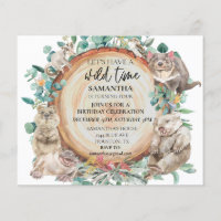 Wild Time Cute Australian Animals Birthday