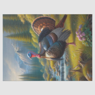 Wild Tom Turkey Wildlife Craft Tissue Paper