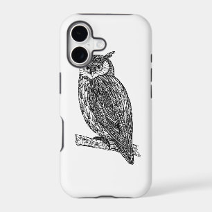 Wild Totem Animal Owl Doodle