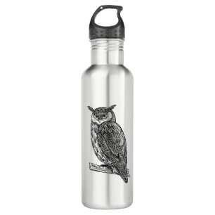 Wild Totem Animal Owl Doodle 710 Ml Water Bottle