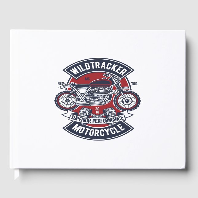 Wild Tracker Motorcycle Guest Book (Front)