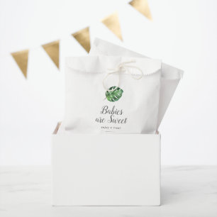 Wild Tropical Palm Baby Shower Babies are Sweet Favour Bag