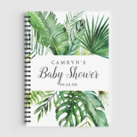 Wild Tropical Palm Baby Shower Gift List