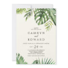 Wild Tropical Palm Casual Wedding