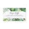 Wild Tropical Palm Diaper Raffle Enclosure Card