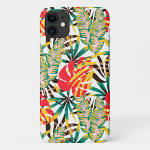 Wild Tropical Palm Leaves iPhone 11 Case