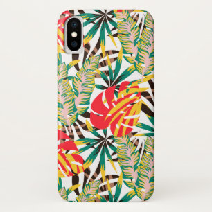 Wild Tropical Palm Leaves iPhone X Case