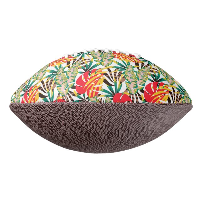 Wild Tropical Palm Leaves Football (Rotated 90)