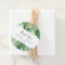 Wild Tropical Palm Thank You Wedding Favour Sticke