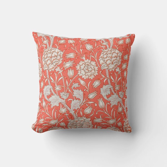 Wild Tulip by William Morris  Cushion (Front)