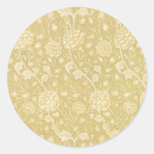 Wild Tulips by William Morris, Vintage Flowers Art Classic Round Sticker