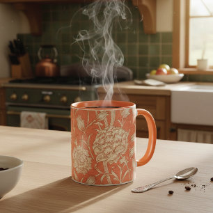 Wild Tulips Peach William Morris Mug