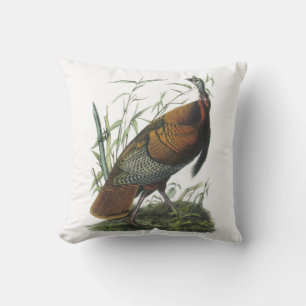 Wild Turkey by Audubon Cushion