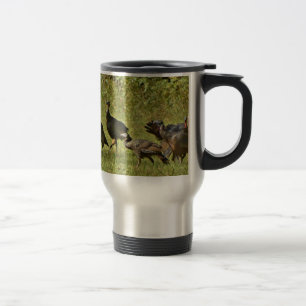 Wild Turkey, Camouflage colours Travel Mug