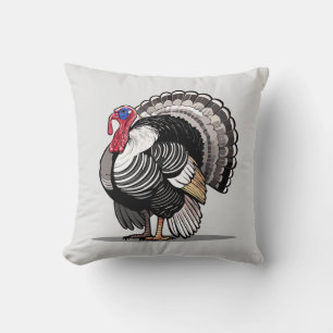 Wild turkey cushion