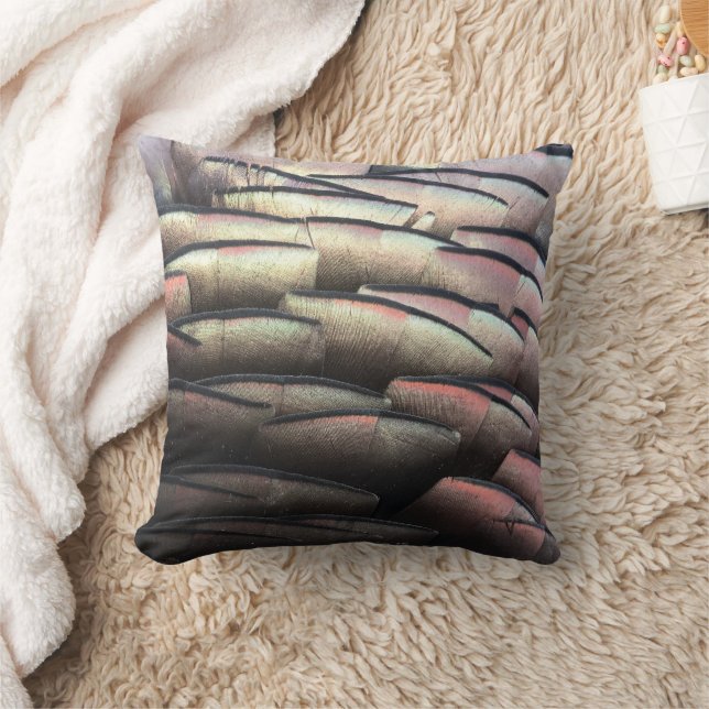 Wild Turkey Feathers Cushion (Blanket)