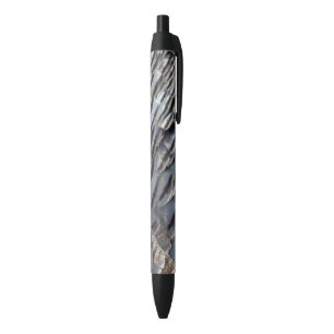 Wild Turkey Feathers II Abstract Nature Design Black Ink Pen