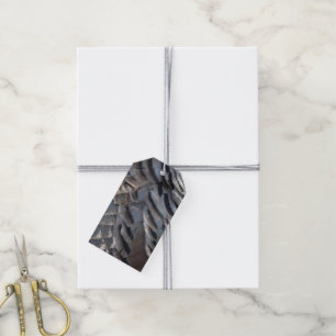 Wild Turkey Feathers II Abstract Nature Design Gift Tags