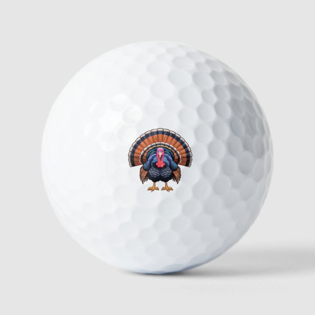 Wild turkey golf balls (Front)