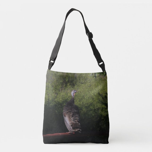Wild Turkey Grocery Tote Bag (Back)