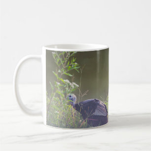 Wild Turkey Hiding in Grass Mug