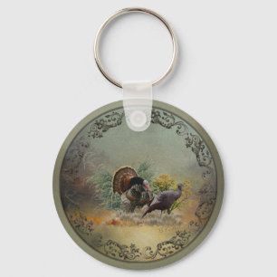 Wild turkey key ring