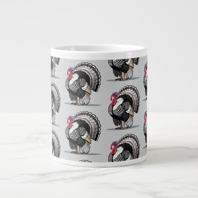 Wild turkey large coffee mug (Front)