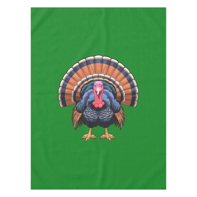Wild turkey tablecloth (Front)