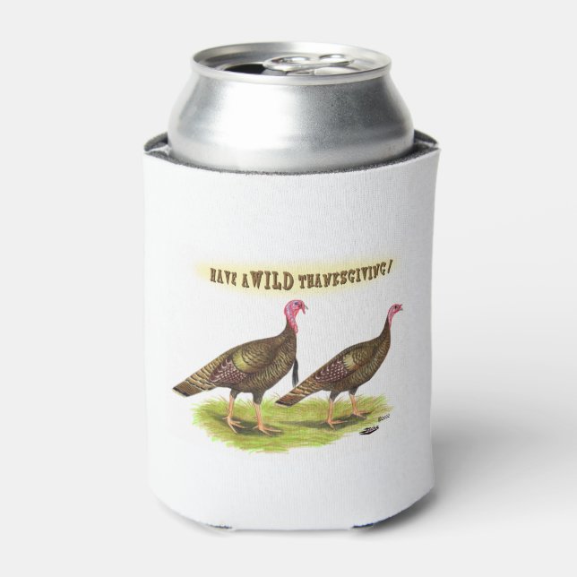 Wild Turkey Thanksgiving Can Cooler (Can Front)