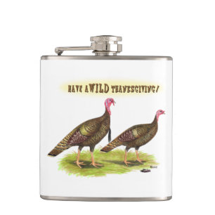 Wild Turkey Thanksgiving Hip Flask