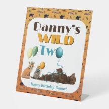 Wild Two Animals Second Birthday