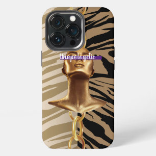 Wild Unapologetic Chic Luxurious Bday Gift Girly iPhone 13 Pro Case