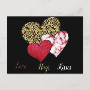 Wild valentine postcard