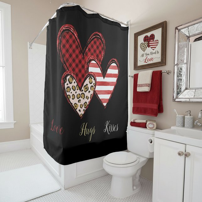 Wild valentine  shower curtain (Creator Uploaded)