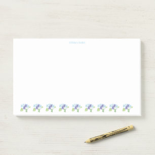 Wild Violets are Blue & Purple Personalized Post-it Notes