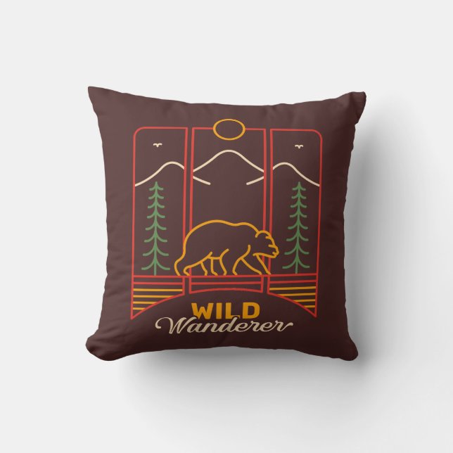 Wild Wanderer Cushion (Front)