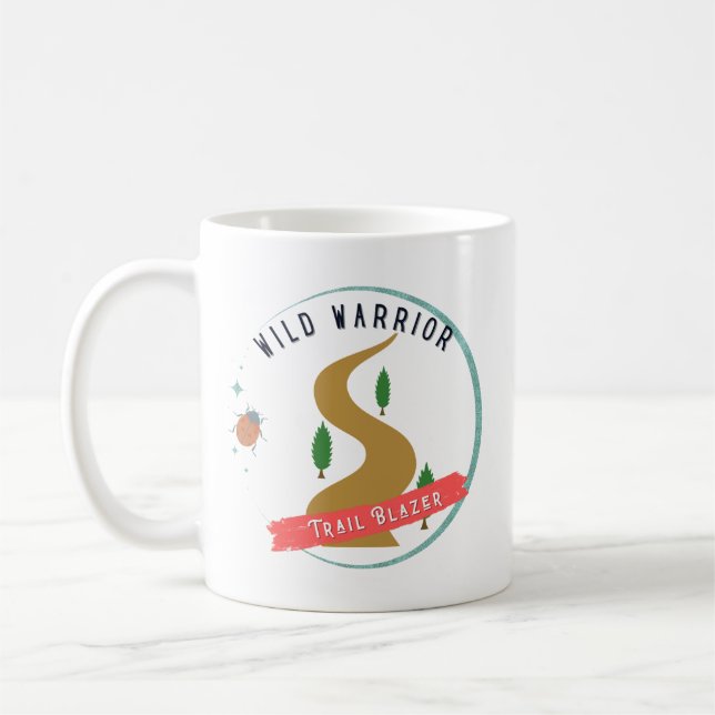 Wild Warrior Trail Blazer Coffee Mug (Left)