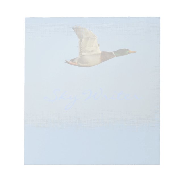 Wild Water Fowl Wildlife Bird-lover Duck design Notepad (Front)