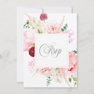 Wild Watercolor Garden RSVP