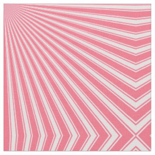 Wild watermelon Funky Sun Rays Background Fabric
