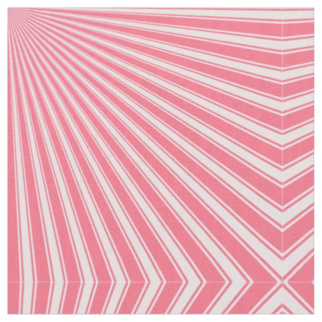 Wild watermelon Funky Sun Rays Background Fabric (Close Up)