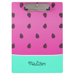Wild Watermelon Slice   Personalised Clipboard