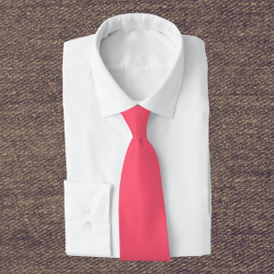 Wild Watermelon Solid Colour Tie
